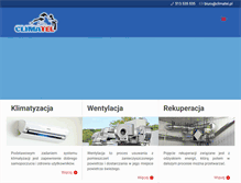 Tablet Screenshot of climatel.pl